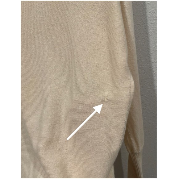 ATHLETA Round Neck Tan Cashmere Sweatshirt - Picture 7 of 7